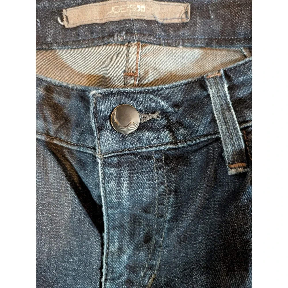 Joes Jeans Womens‎ Sz 28 Blue Denim Chelsea Low Rise Skinny Cotton Blend Flex